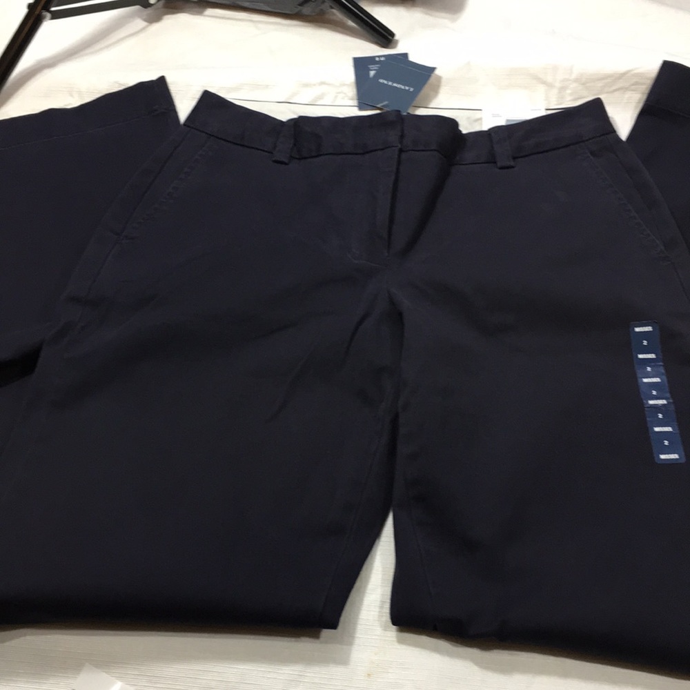 Lands End Pants SZ 2, 31.5 inseam, Navy NWT